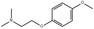 2-(4-甲氧基苯氧基)-N,N-二甲基乙胺 结构式