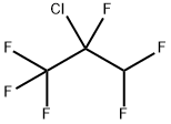 2-Chloro-1,1,1,2,3,3-hexafluoropropane 结构式