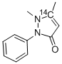 ANTIPYRINE-3-14C 结构式