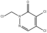 4,5-二氯-2-(氯甲基)哒嗪-3(2H)-酮 结构式