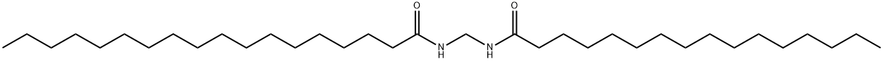 N-[[(1-氧代十六烷基)氨基]甲基]硬脂酰胺	 结构式