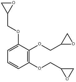 1,2,3-三(2,3-环氧丙氧基)苯	 结构式