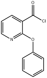 2-苯氧基吡啶-3-羰酰氯 结构式