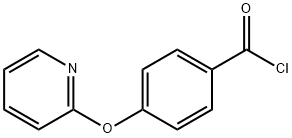 4-(2-吡啶氧基)苯甲酰氯 结构式