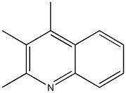 2,3,4-三甲喹啉 结构式