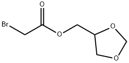 1,3-二氧戊环-4-基甲基溴乙酸酯	 结构式