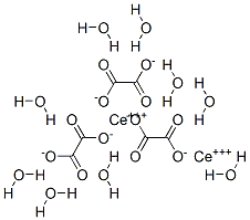 CERIUM(III) OXALATE NONAHYDRATE 结构式