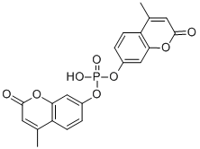 BIS-MUP,二(4-甲基伞形酮)磷酸酯 结构式