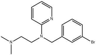 N-(m-Bromobenzyl)-N-(2-dimethylaminoethyl)-2-pyridinamine 结构式