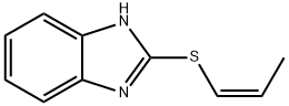 1H-Benzimidazole,2-(1-propenylthio)-,(Z)-(9CI) 结构式