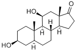 5-A-ANDROSTANE-3-B-11-B-DIOL-17-ONECRYST ALLINE 结构式