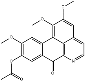 9-(Acetyloxy)-1,2,10-trimethoxy-7H-dibenzo[de,g]quinolin-7-one 结构式