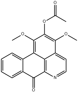 2-Acetoxy-1,3-dimethoxy-7H-dibenzo[de,g]quinolin-7-one 结构式