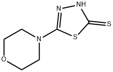 5-吗啉-4-基-1,3,4-噻唑-2-硫醇 结构式