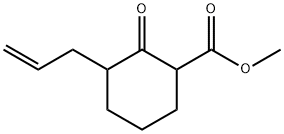 2-Oxo-3-(2-propenyl)cyclohexanecarboxylic acid methyl ester 结构式