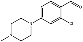 2-Chloro-4-(4-Methylpiperazino)benzaldehyde 结构式