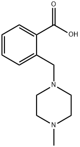 2-(4-METHYLPIPERAZIN-1-YLMETHYL)BENZOIC ACID 结构式