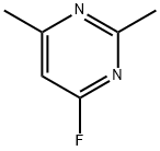 4-氟-2,6-二甲基嘧啶 结构式