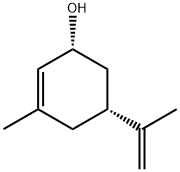 2-Cyclohexen-1-ol, 3-methyl-5-(1-methylethenyl)-, (1R,5R)- (9CI) 结构式