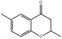 2,6-二甲基-3,4-二氢-2H-1-苯并吡喃-4-酮 结构式