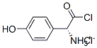 (R)-[2-chloro-1-(4-hydroxyphenyl)-2-oxoethyl]ammonium chloride 结构式