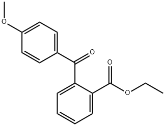 2-CARBOETHOXY-2'-METHOXYBENZOPHENONE 结构式