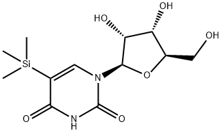 5'-O-(Trimethylsilyl)uridine 结构式