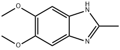 2-METHYL-5,6-DIMETHOXYBENZIMIDAZOLE 结构式