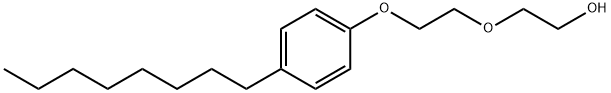 4-辛基酚二乙氧酯 结构式