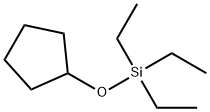 Silane, (cyclopentyloxy)triethyl- (9CI) 结构式