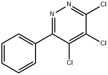 3,4,5-TRICHLORO-6-PHENYLPYRIDAZINE 结构式