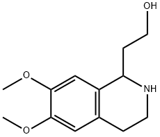 1-Isoquinolineethanol,1,2,3,4-tetrahydro-6,7-dimethoxy- 结构式