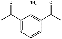 1,1'-(3-Amino-2,4-pyridinediyl)bisethanone 结构式