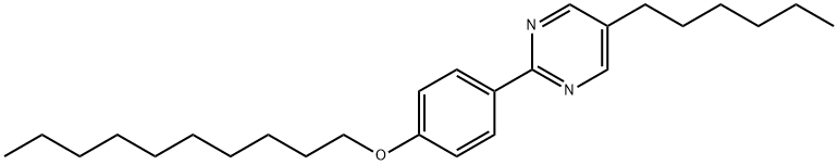 2-[4-(Decyloxy)-phenyl]-5-hexylpyrimidine 结构式