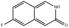 6-氟-3-羟基异喹啉 结构式