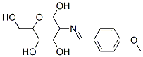 2-(4-甲氧基亚苄基)亚氨基-2-脱氧-D-葡萄糖 结构式