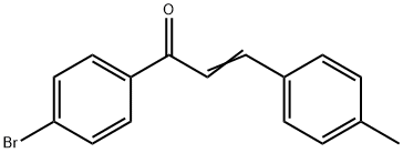 (E)-1-(4-bromophenyl)-3-(4-methylphenyl)prop-2-en-1-one 结构式