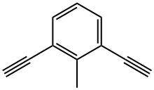 Benzene, 1,3-diethynyl-2-methyl- (9CI) 结构式