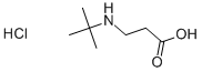 3-(TERT-BUTYLAMINO)PROPANOIC ACID HYDROCHLORIDE 结构式