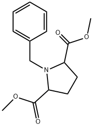 2,5-二甲基1-苄基吡咯烷-2,5-二羧酸酯 结构式