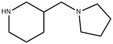 3-(吡咯烷-1-基甲基)哌啶二盐酸盐 结构式