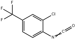 2-氯-4-(三氟甲基)苯基异氰酸酯 结构式