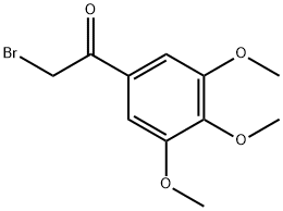 2-溴-1-(3,4,5-三甲氧基苯基)乙酮 结构式