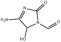 1H-Imidazole-1-carboxaldehyde, 4-amino-2,5-dihydro-5-hydroxy-2-oxo- (9CI) 结构式
