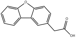 2-Dibenzofuranacetic acid 结构式