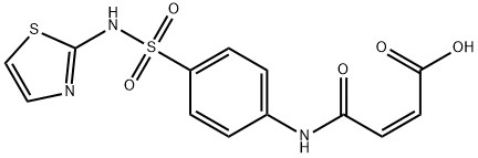 马来磺胺噻唑 结构式