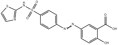 柳氮磺噻唑 结构式