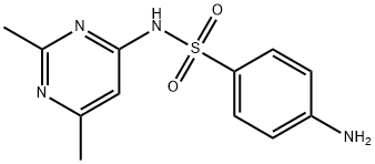 磺胺二甲基异嘧啶 结构式