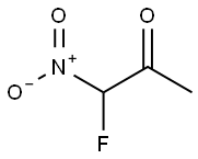 2-Propanone, 1-fluoro-1-nitro- (9CI) 结构式