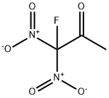 2-Propanone,  1-fluoro-1,1-dinitro- 结构式